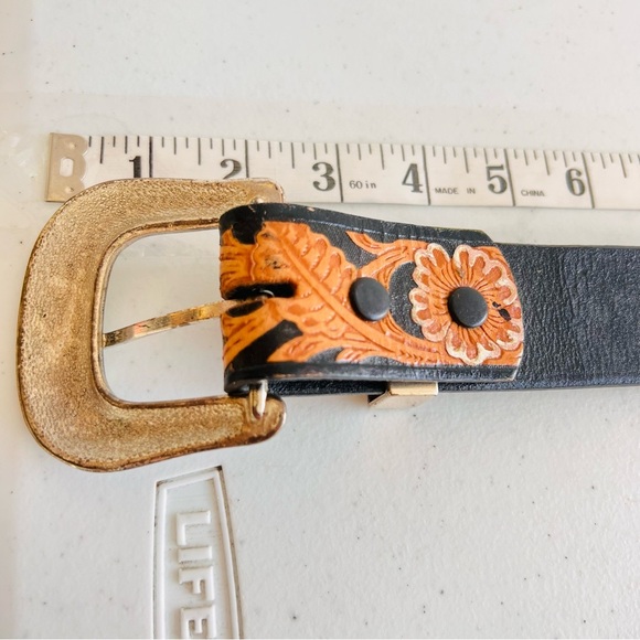 Vintage Costal Cowgirl Western Red Spur 26 Bling Belt White - Picture 7 of 7